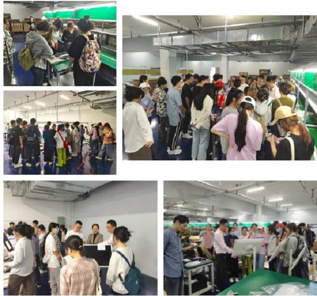 安理大人工智能学院师生参观新百胜集团科技车间